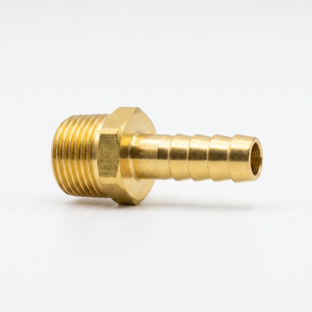 Brass Hose Nipple 0.5 inch-10MM