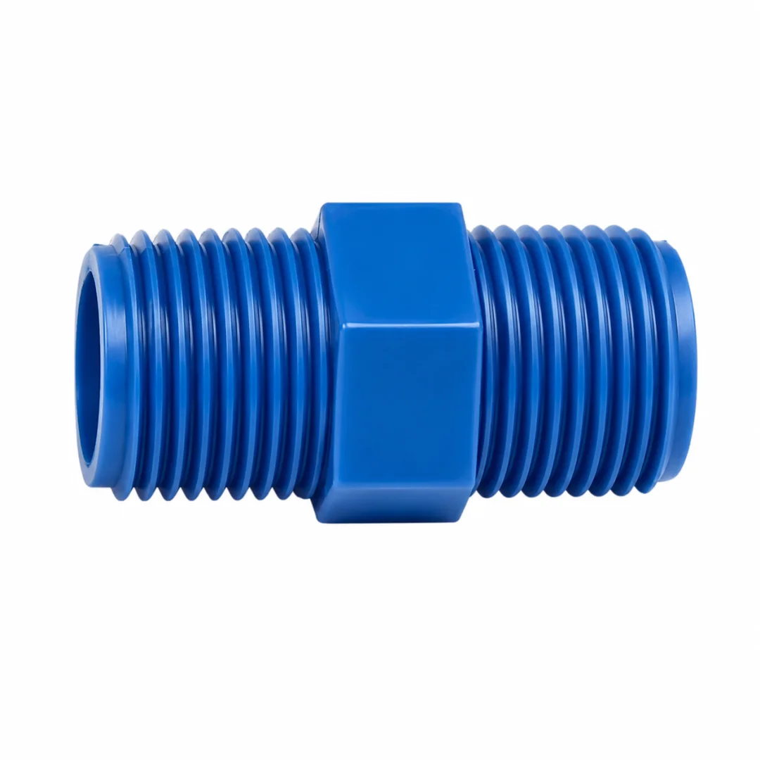 PP Hex Nipple 0.75 Inch
